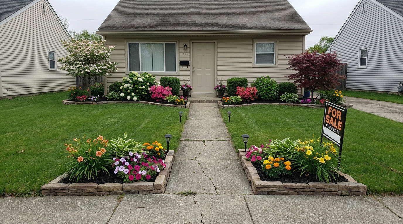 Red sports car in premium showroom after AI transformation